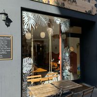 Easy to find and visible on Rue La Gare, not far from the canal. at Kia Ora in Annecy