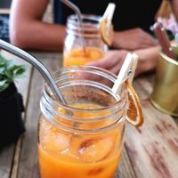 home made juice at Kia Ora in Annecy