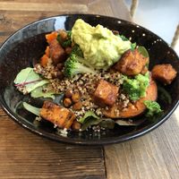 Stuffed sweet potato  at Kia Ora in Annecy