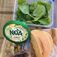 Just a sample of vegan options! at Deco Gourmet in Cefalu