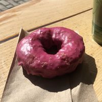 Pomegranate donut   at The Holy Donut - Commercial St in Portland