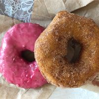 pomegranate and cinnamon sugar at The Holy Donut - Commercial St in Portland