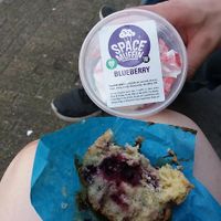 Blueberry space muffin at Popeye Coffeeshop in Amsterdam