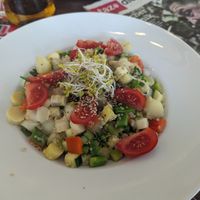 Asparagus dish at pressgut in Bremen