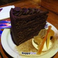 Delicious vegan cake!  at Twisted Branch Tea Bazaar in Charlottesville