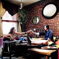 This is the bohemian, airy feel of the Tea Bazaar. at Twisted Branch Tea Bazaar in Charlottesville