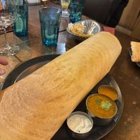 Masala dosa - excellent but huge!  at Kayal in Leamington Spa