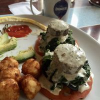 I can never resist a vegan Benny!!   So good   at The Diner - Camden in North London