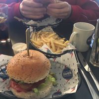 vegan california burger at The Diner - Camden in North London