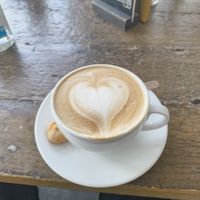 Cappuccino mit Sojamilch at Cafe Livres in Essen