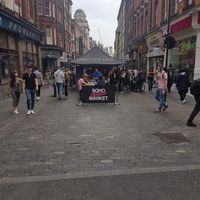 Entrance  at Soho Vegan Market in London