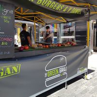 Gegen grill at Soho Vegan Market in London