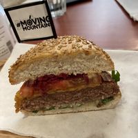 Moving Mountains burger at Confusion Plant Based Kitchen in Hong Kong Island