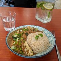 Japanese omnipork curry $110 HKD at Confusion Plant Based Kitchen in Hong Kong Island