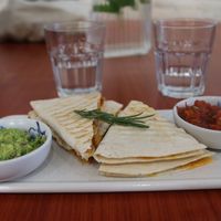 Hedgehog mushroom quesadilla  at Confusion Plant Based Kitchen in Hong Kong Island