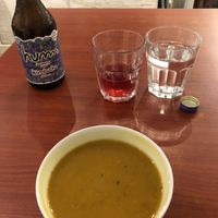 Pumpkin and ginger soup - this was delish!  Spiced perfectly  at Confusion Plant Based Kitchen in Hong Kong Island