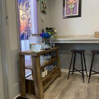 Water at 96 Lives Vegan Bakery and Cafe in Lancaster