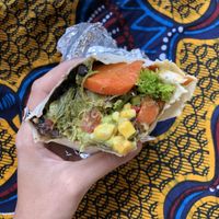 Vegan burrito at Machete - Burrito Kartell in Innsbruck