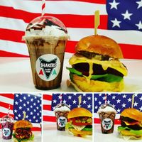 Shakers 4 different burgers at Shakers Vegan - Pop-Up in Colchester