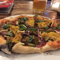Hummusapien pizza at The Brain Jar in Hull