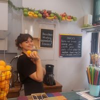 Lovely juices and smoothies served with a smile! :) at Ice Scream in Athens