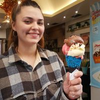 Vegan  and delicious  at Ice Scream in Athens