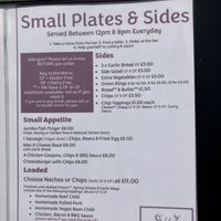 Menu March 2025  at The Buck Hotel in Reeth