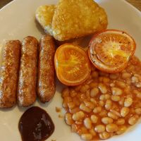 Cooked breakfast  at The Buck Hotel in Reeth