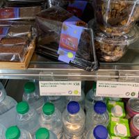 Vegan chocolate cake  at HKG - Pret A Manger - T1 in Outlying Islands