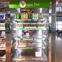 Veggie Pret section for vegetarian and vegan foods at HKG - Pret A Manger - T1 in Outlying Islands