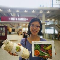 1. BANG BANG VEGGIE HKD44
2. Roasted Sweet Potato & Smashed Beet HKD42
 at HKG - Pret A Manger - T1 in Outlying Islands