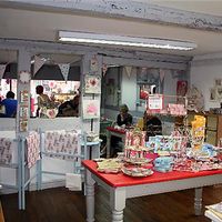 Inside  at Orangemabel Tearoom in Alcester