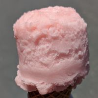 raspberry sorbet at Ruby's Inn in Bryce