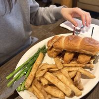 Fried planted chicken sliders  at Ruby's Inn in Bryce