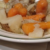 Hot Veggie Dish at Ruby's Inn in Bryce