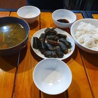 Tofu with mushrooms wraps at Tam An Lac - Hoan Kiem in Hanoi