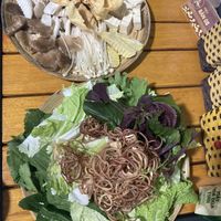 Ingredients for hotpot  at Tam An Lac - Hoan Kiem in Hanoi
