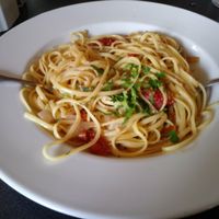 Linguini Pompadoro at Yellow Church Cafe in Ellensburg