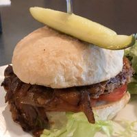 Beyond Burger at Yellow Church Cafe in Ellensburg
