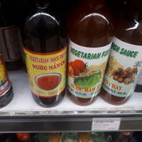 Vegan Fish Sauces at Asian Supermarket in Lethbridge