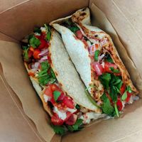 Tacos to go. One of the specials. Do not miss. at Fogwood + Fig in Port Jervis