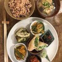 Complete lunch set. Yummy!  at Hobodo Cafe in Kyoto