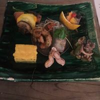 Various veggie set at Hobodo Cafe in Kyoto