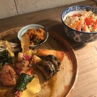 Beautiful momiji carrot at Hobodo Cafe in Kyoto