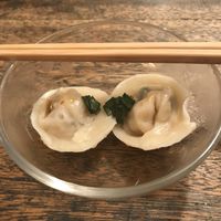 Gyoza at Hobodo Cafe in Kyoto
