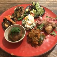 Lunch set at Hobodo Cafe in Kyoto