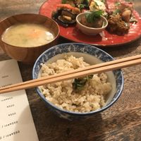 Lunch set at Hobodo Cafe in Kyoto