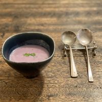 Sopa  at Hobodo Cafe in Kyoto