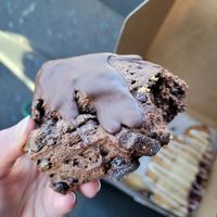 Choc scone at Sprouted Oven in Abbotsford