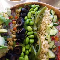 Tofu salad at Cafe La Boheme - Odaiba in Tokyo